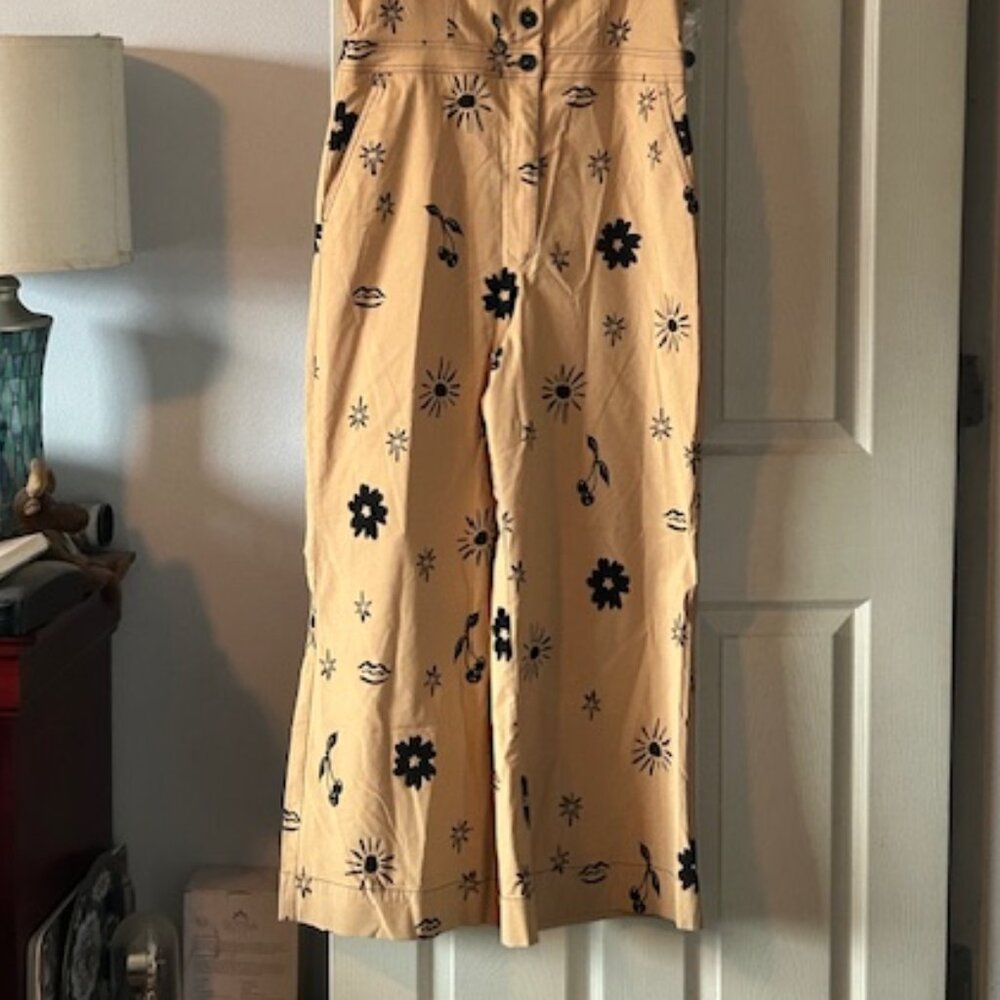 NWT Maeve Button-Front Jumpsuit - Size 14 - Picture 2 of 6